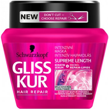 Gliss Kur Supreme Length intenzívna maska 300 ml