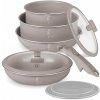 Súprava hrncov 9-dielna Berlinger Haus BH8255 Taupe