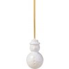 Villeroy & Boch Závesná ozdoba snehuliak 8 cm Winter Glow