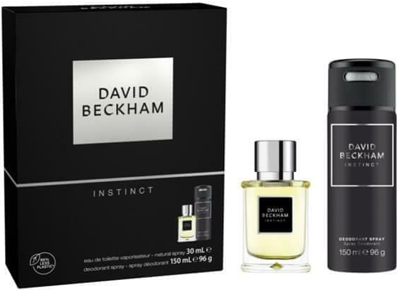 David Beckham Instinct EDT 30 ml + deospray 150 ml darčeková sada