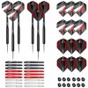 2x Šípkový set Winmau Blade steel 18g + 18násadiek + 12letiek)