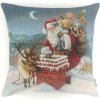 Vianočný gobelínový povlak SANTA CLAUS 1 45 x 45 cm