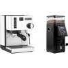 Rancilio Silvia E, white + Rancilio STILE, black
