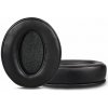 Náhradné Náušníky pre Sennheiser HD4.50, HD450, Pamäťová pena + Koža, Čierne, 1 pár