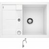 Blanco METRA 45 S Compact biela + excentrické ovládanie + Blanco MIDA-S chróm 521454