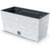 Prosperplast Kvetináč 39,5 x 18,5 x 19,5 cm plast biely