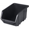 Esperanza Plastový box Ecobox stredný, čierny 13693 ECOSRECZAPG011