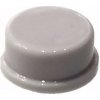 Gombík pre mikrospínač - Biely, 12 x 12 x 7,3 mm