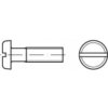 TOOLCRAFT TO-5452053 skrutky s plochou hlavou M6 10 mm drážka mosaz 200 ks; TO-5452053