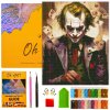 DIAMANTOVÁ MAĽBA 5D S RÁMOM Diamantová Výšivka Veľký Joker Mozaika 40x50 cm