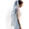 Rozlúčka so slobodou - Závoj pre nevestu so sponou Wedding veil