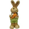 Veľkonočná dekorácia zajac Lafiora 37 cm zelený