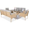 Focus Garden Focus CORTINA FAMILY 4+1 záhradná sedacia súprava, béžová 003369, NOVINKA