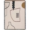 Ferm Living Deka Mirage Blanket, off white