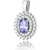 Blink Blink Luxusný-zlatý prívesok s diamantami a Tanzanitom 4332BAmB