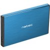 Externí box pro HDD 2,5'' USB 3.0 Natec Rhino Go, modrý, hliníkové tělo NKZ-1280