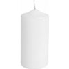 Sviečka valec biela 10 cm (4 ks)