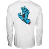 SANTA CRUZ tričko - Screaming Hand Chest L/S Tee White (WHITE) veľkosť: XL