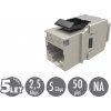 Solarix Rychlozařezávací keystone CAT6 STP RJ45 černý SXKJ-6-STP-BK-NA pro kleště SXKJ-NA-BU 25286804