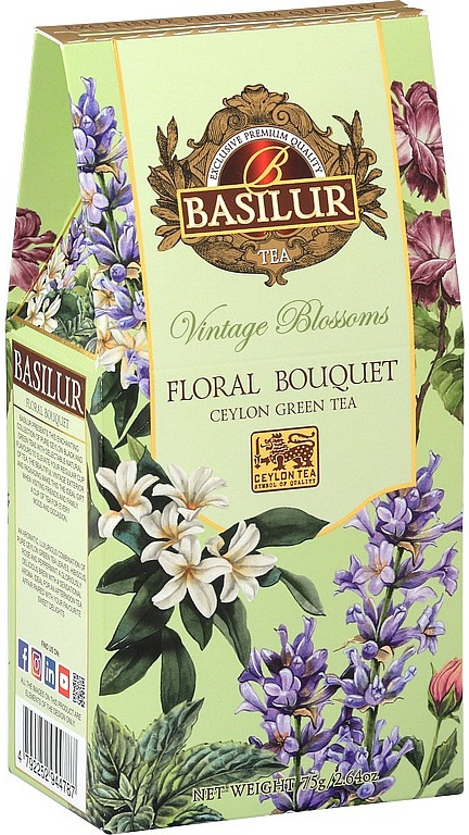 BASILUR Vintage Blossoms Floral Bouquet papír 75 g