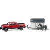 Bruder Terénne auto RAM 2500 Pickup s prívesom 1/16