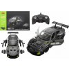 Rastar Stavebnice RC auto Rastar 1:18 Porsche 911 GT2 šedé 68 prvků