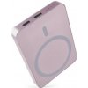 Power bank EMOS WI 522, 5 000 mAh, 20 W+Wireless, lososová B0555S