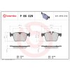 Sada brzdových platničiek, vždy 4 kusy v sade BREMBO P 86 029 (P86029)
