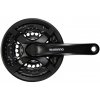 SHIMANO Stred FC-TY501 170mm 48/38/28z. 6/7/8-k. čierny s krytom na štvorhran