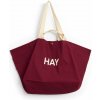 HAY Plátená taška Weekend Bag Large, burgundy