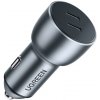 UGREEN autonabíjačka s portami 2x USB-C - 30W - sivá - možnosť vrátiť tovar ZADARMO do 30tich dní