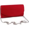 Kabelka - listová kabelka semišová červená 1ks