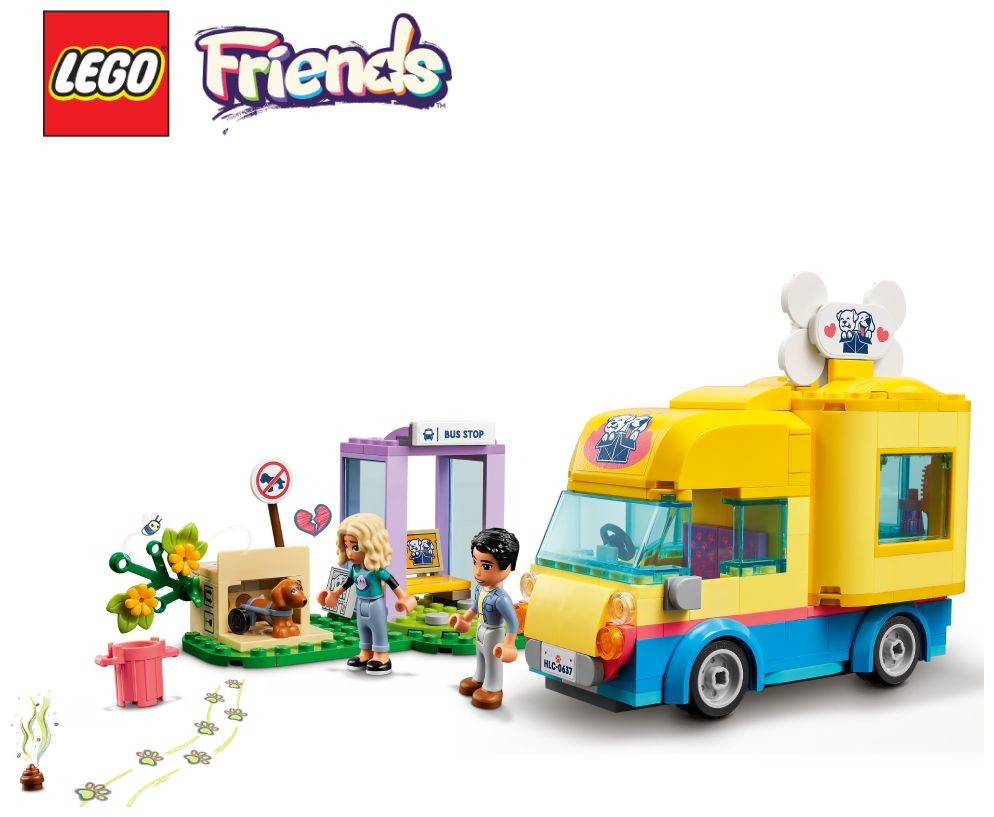 LEGO® Friends 41741 Záchranárska dodávka pre psov