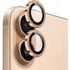 NORTHJO sklá s kovovým rámikom na ochranu šošoviek zadného fotoaparátu pre iPhone 17 – zlatá - možnosť vrátiť tovar ZADARMO do 30tich dní