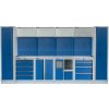 Kvalitný PROFI BLUE dielenský nábytok 3920 x 495 x 2000 mm - MTGS1301AW