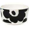Marimekko Miska Oiva Unikko 0,25l, čierno-biela