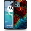 Picasee silikónový čierny obal pre Motorola Moto G72 - Universe