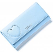 Dámska elegantná peňaženka srdce Carles W65N modrá