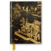 Chinese Lacquer Black & Gold Screen (Foiled Journal) (Flame Tree Studio)(Diár)