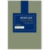 SCANquilt plachta na posteľ JERSEY ELASTIC LYCRA khaki 90 × 200 cm