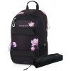 Karton P+P Študentský batoh + puzdro Oxy Sport Flowers