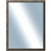 DANTIK - Zrkadlo v rámu, rozmer s rámom 70x90 cm z lišty Ferrosa grafit (3141)