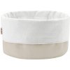 Stelton CLASSIC Bavlnený Košík na Pečivo - Chlebník - Béžovo/Biely