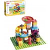 Guľôčková dráha s vláčikom (76 dielikov) – stavebnica pre deti od 3 rokov