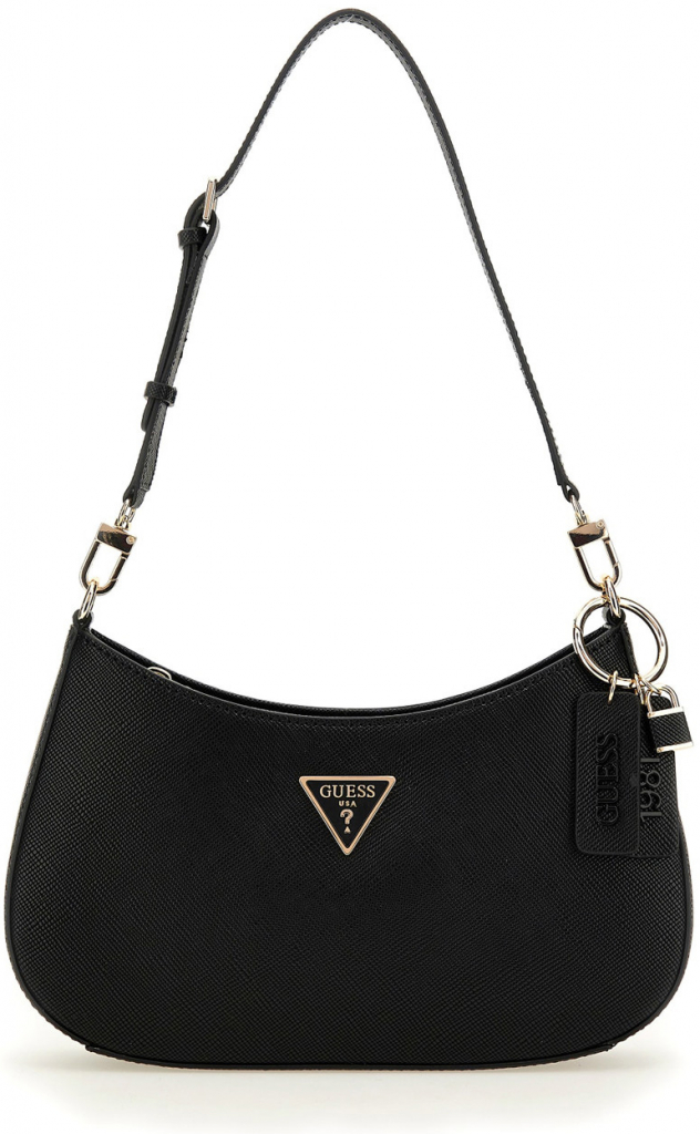 Guess NOELLE TOP ZIP SHOULDER BAG HWZG7879180-BLA Čierna