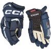 CCM Rukavice CCM Jetspeed FT6 Pro SR, tmavo modrá-biela, Senior, 14