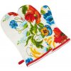 Bellatex Grilovacia rukavica Vlčie maky červená 22 x 46 cm