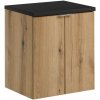 Súprava skrinka Comad Nova Oak NOVA OAK A 82-50-2D, doska Comad Nova Black NOVA BLACK B 89-50