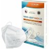NANO M.ON – NANO LIGHT MASK, nano rúško v tvare respirátora (10 ks) biele