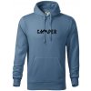 Camper nápis - Mikina pánska Cape s kapucňou - 4XL ( Denim )